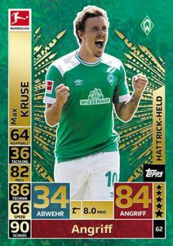 MA-18/19 - 62 - Max Kruse - Hattrick Held