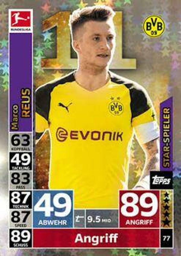 MA-18/19 - 77 - Marco Reus - Star Spieler - Borussia Dortmund
