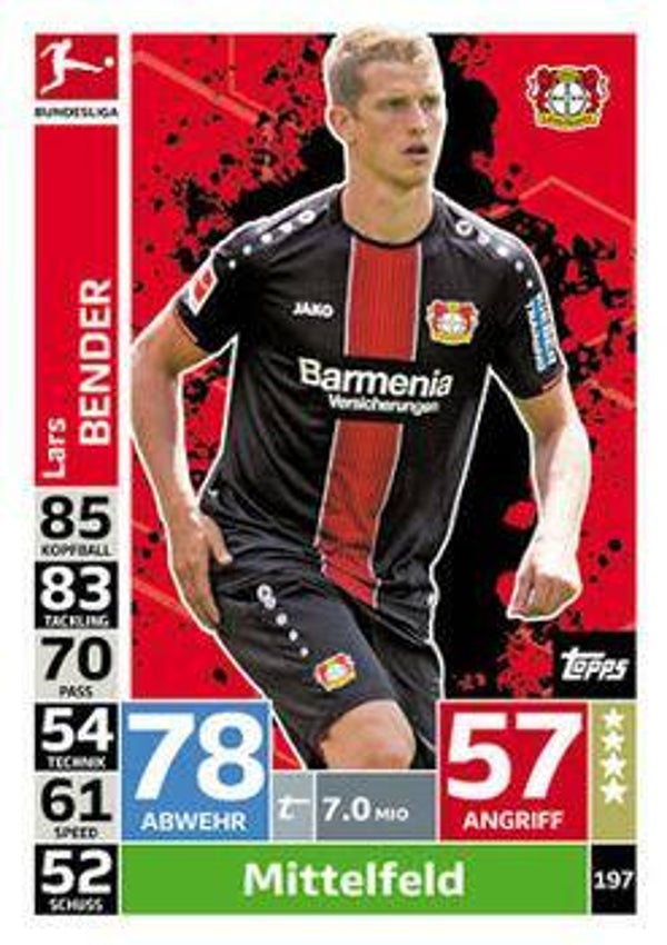 MA-18/19 - 197 - Lars Bender  - Basiskarte