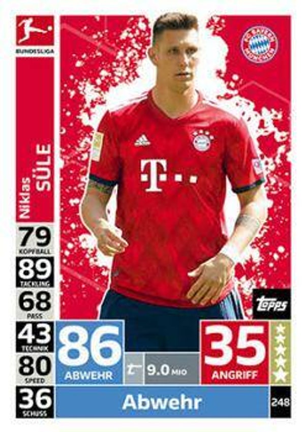 MA-18/19 - 248 - Niklas Süle - Basiskarte
