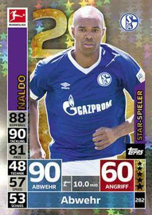 MA-18/19 - 282 - Naldo - Star Spieler - FC Schalke 04
