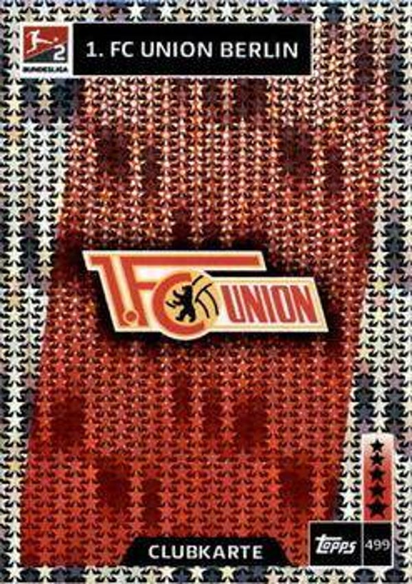 MA-18/19 - ACTION 499 - Clubkarte - Union Berlin - 2. Bundesliga