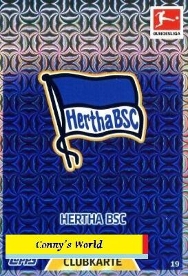 MA-17/18 -  19 - Hertha BSC - Clubkarte