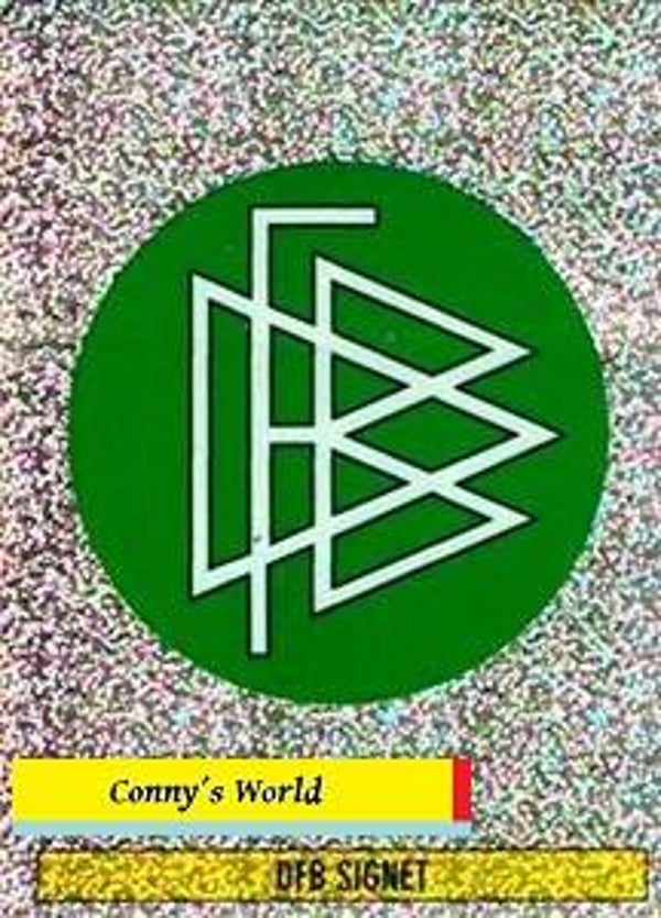 2 - Wappen DFB  -  Panini Fußball Bundesliga 95