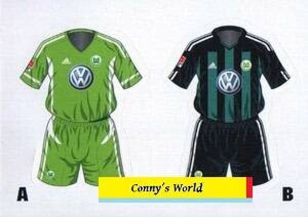 Sticker 20 - VFL Wolfsburg - Trikots - 2011-12 - Topps Bundesliga
