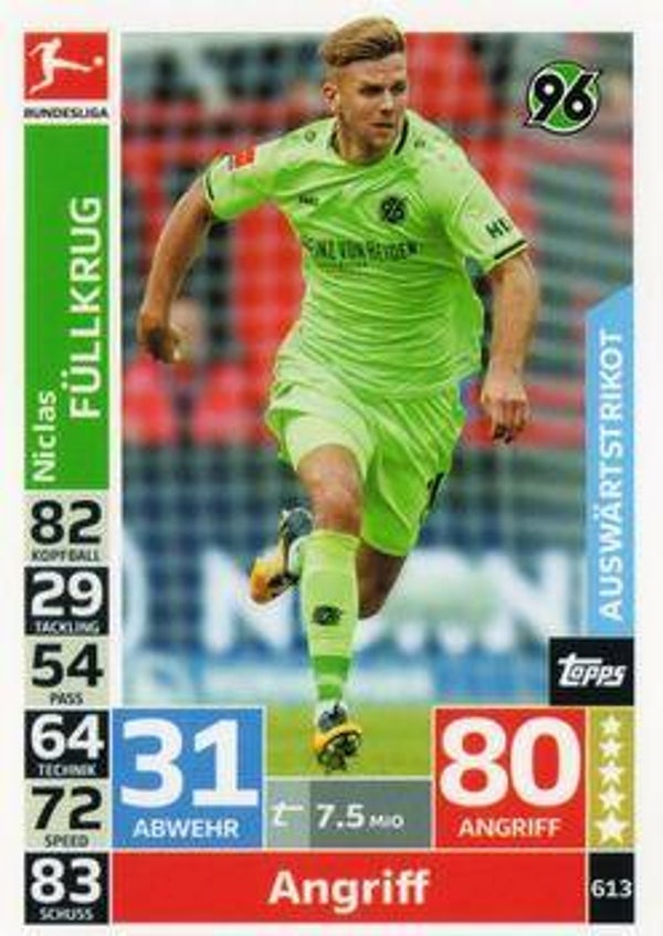 MA-18/19 - EXTRA 613 - Niclas Füllkrug - Auswärtstrikot