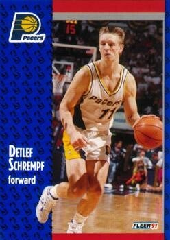 Detlef Schrempf Basis-Karte – Fleer Basketball 1991/92