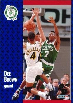 Dee Brown Basis-Karte – Fleer Basketball 1991/92