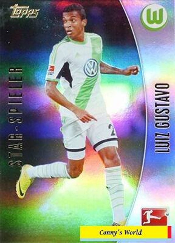 209 - Luiz Gustavo - Star-Spieler - Bundesliga Chrome 2013-14