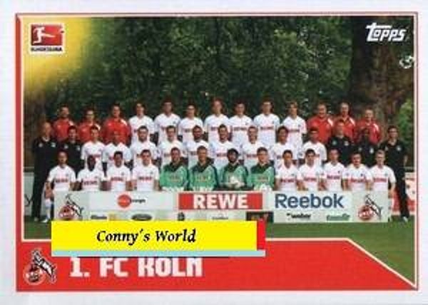 Sticker 211 - 1. FC Köln - Mannschaftsportrait  - 2011-12 - Topps Bundesliga
