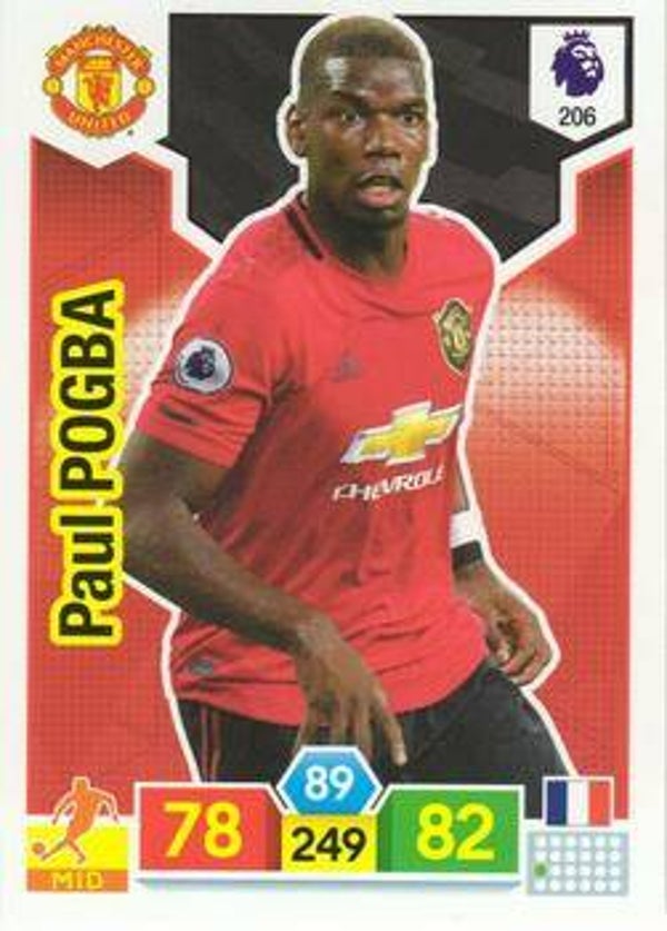 206 - Paul Pogba - Base card - AXPL 19-20