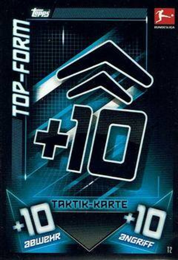 T2 Top-Form Taktik Karte - 2019/2020