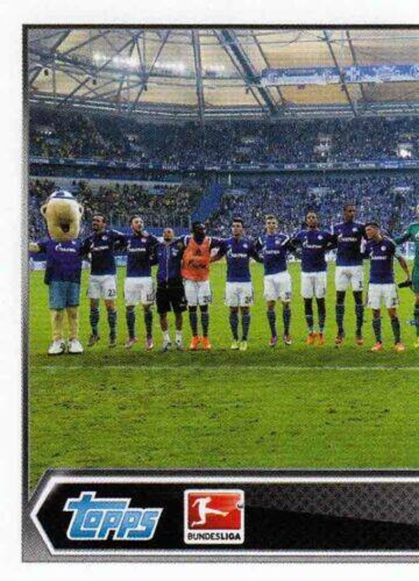 Topps Bundesliga 2014/15 - Sticker 229 - FC Schalke 04 Mannschaftsbild 1