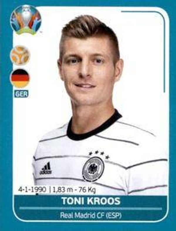 EM 2020 Preview - Sticker GER21 - Toni Kroos - Deutschland