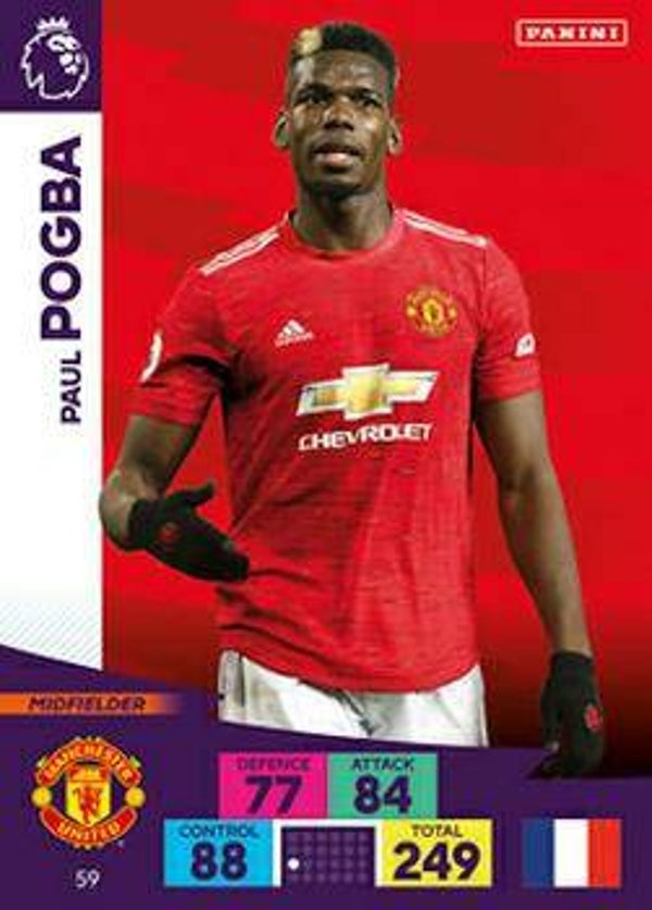 59 - Paul Pogba - Manchester United - Base card - AXPL 20/21