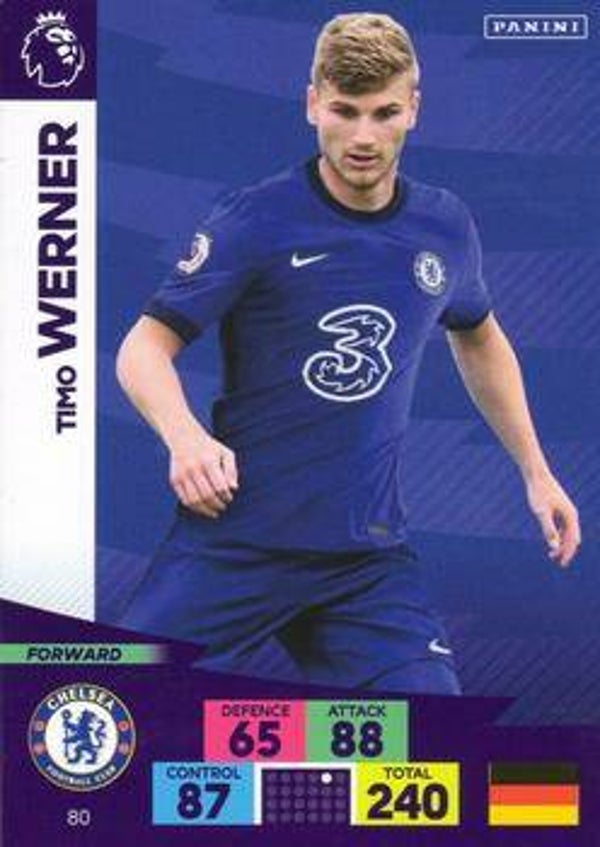 80 - Timo Werner - Chelsea - Base card - AXPL 20/21