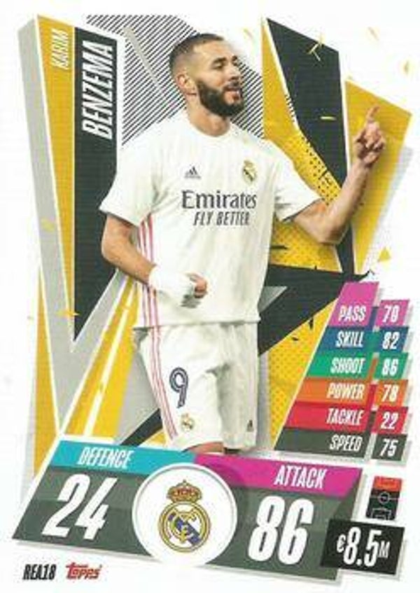 REA18 - Karim Benzema - Basis Karte  - MACL20/21