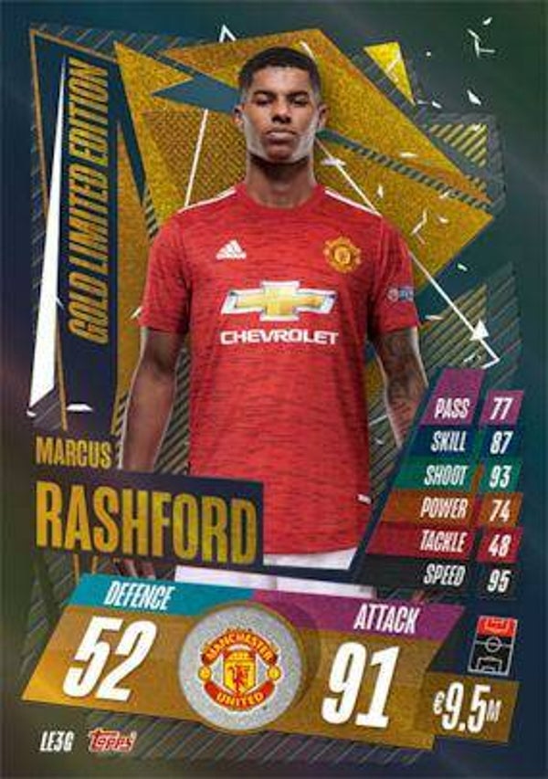 LE3G - Marcus Rashford  - Limited Edition - Gold - MACL20/21