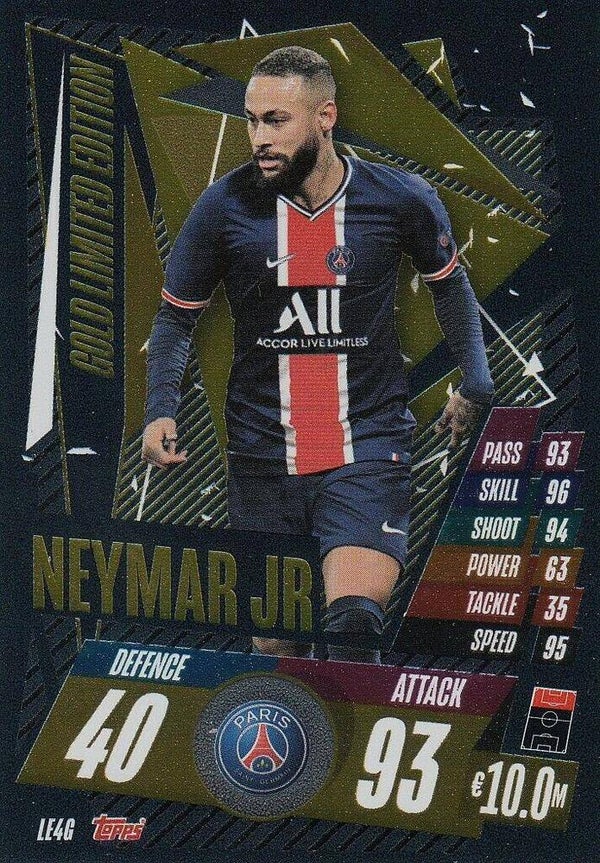 Neymar Jr. "Gold Limited Edition" – Match Attax UCL 20/21