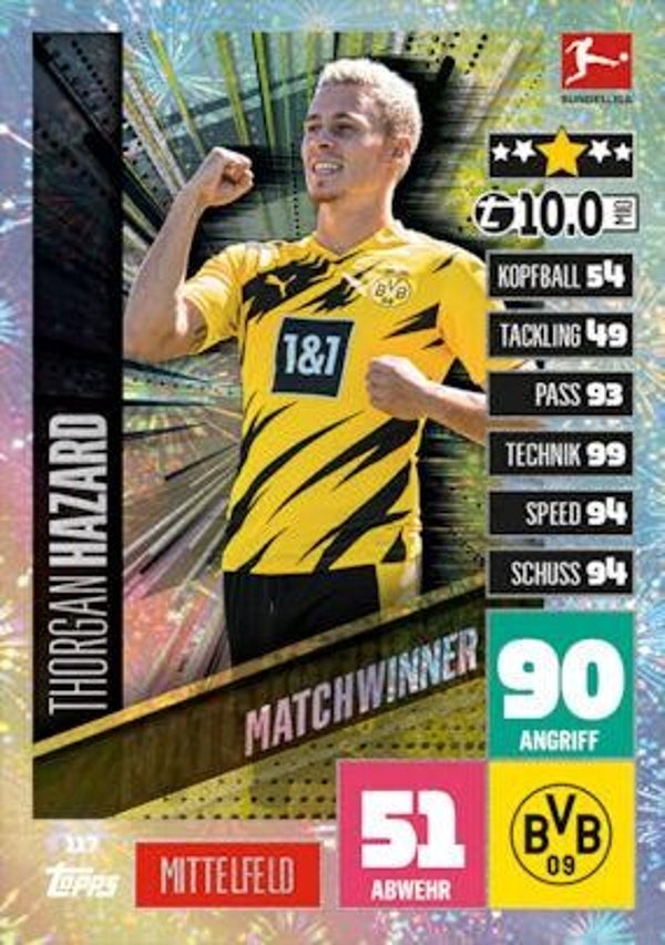 117 - Thorgan Hazard - Matchwinner - 2020/2021