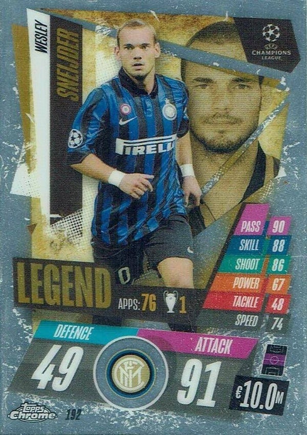 Wesley Sneijder - Topps Chrome MACL 20/21