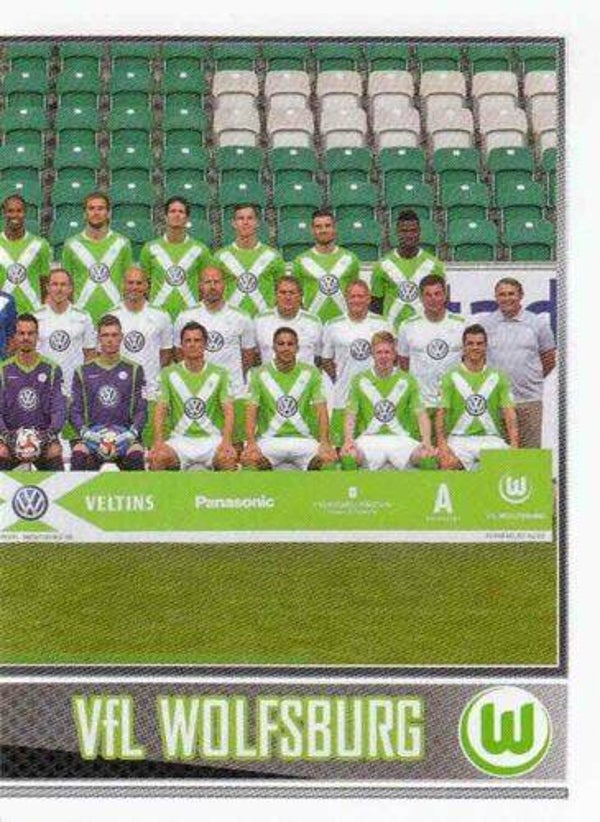 Topps Bundesliga 2014/15 - Sticker 260 - VfL Wolfsburg Mannschaftsbild 2