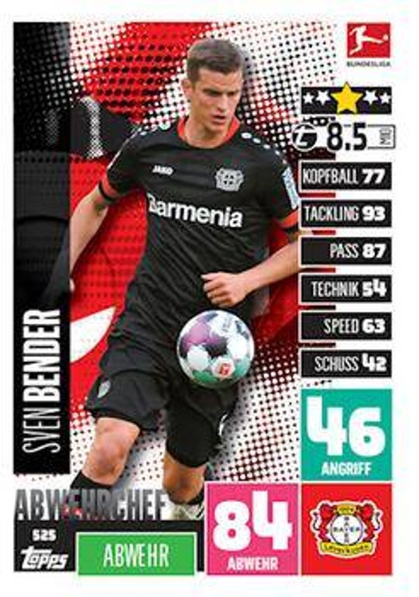 525 - Lars Bender -  Abwehrchefs - MaBl20/21 Extra
