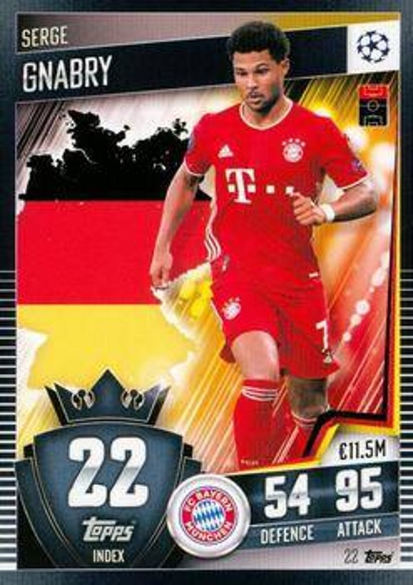 22 - Serge Gnabry - (101 Countdown) - MACL20/21