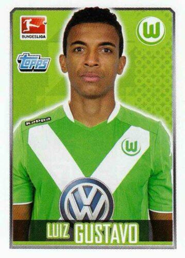 Topps Bundesliga 2014/15 - Sticker 268 - Luiz Gustavo