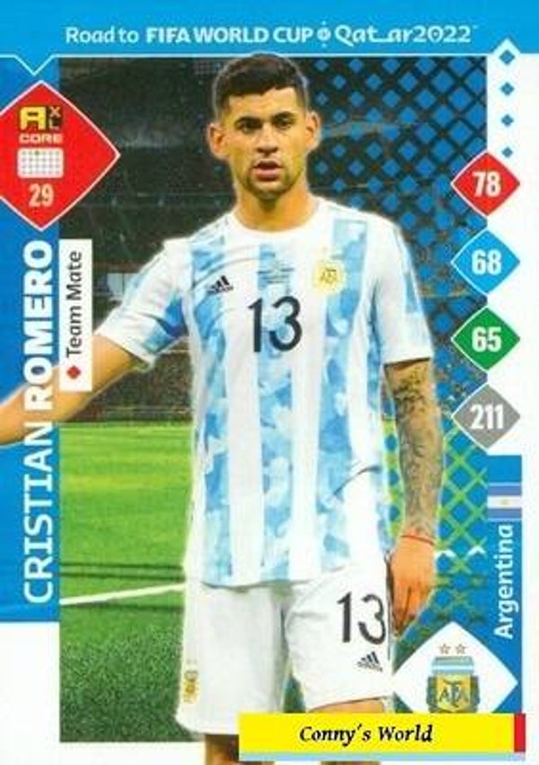 29 - Cristian Romero  - Team Mate - ROAD TO FIFA WORLD CUP QATAR 2022