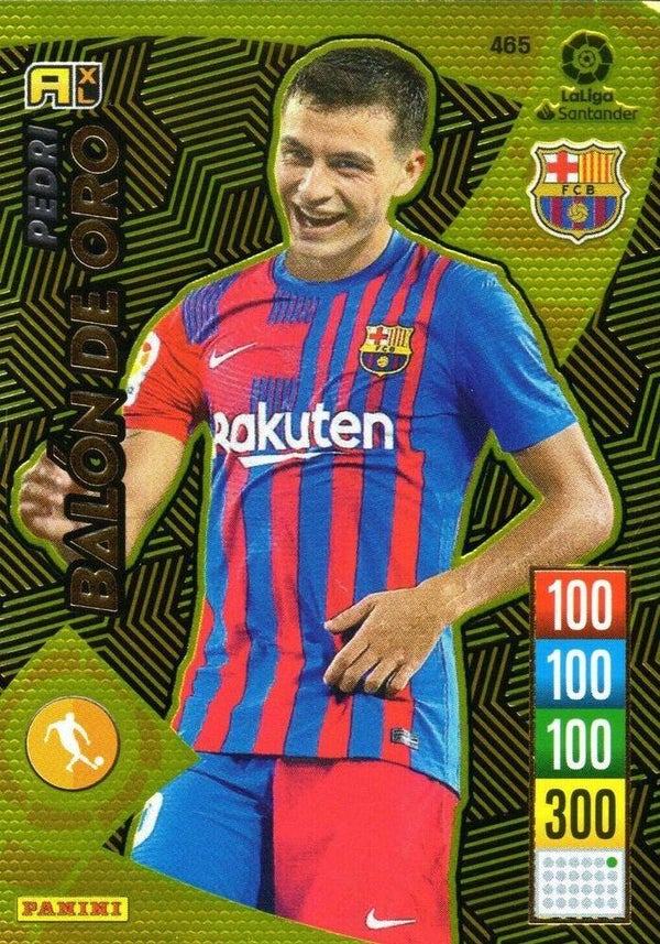 465 - Pedri - FC Barcelona Balón de Oro - Panini Adrenalyn XL La Liga 21/22