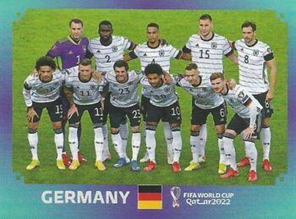 Panini WM 2022 Qatar - Sticker GER1 - Team Photo - Germany
