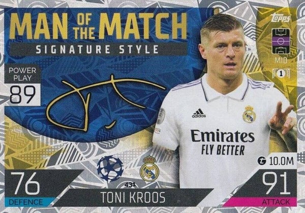 431 - Toni Kroos - Man of the Match Signature Style  - MACL22/23