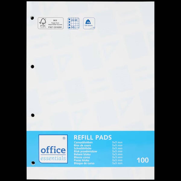 Office Essentials Schulblock A4 100 Blatt