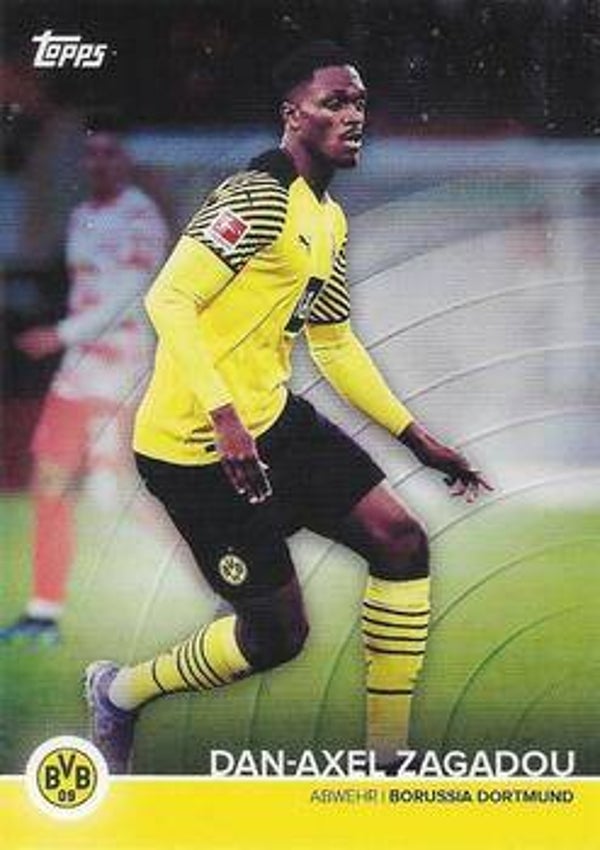 Dan-Axel Zagadou – Team Squad (Base) – 2021-22 Topps Borussia Dortmund Official Team Set #BVB-AZ