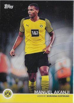 Manuel Akanji – Team Squad (Base) – 2021-22 Topps Borussia Dortmund Official Team Set #BVB-MA