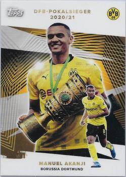 Manuel Akanji – BVB Cup History – 2021-22 Topps Borussia Dortmund Official Team Set #CUP-4