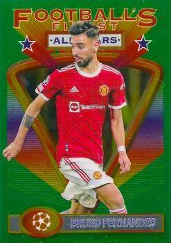 Bruno Fernandes #19 (2021 Topps Finest Flashbacks UEFA)