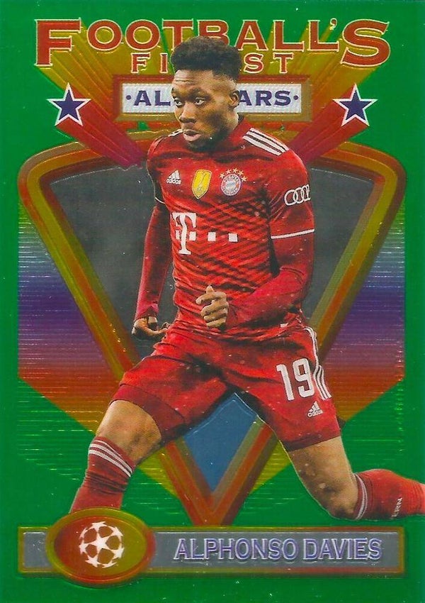 Alphonso Davies #29 (2021 Topps Finest Flashbacks UEFA)