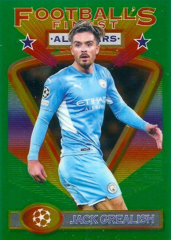 Jack Grealish #31 (2021 Topps Finest Flashbacks UEFA)
