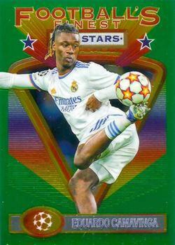 Eduardo Camavinga #118 (2021 Topps Finest Flashbacks UEFA)