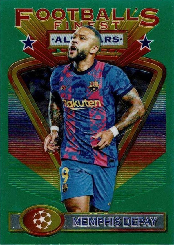 Memphis Depay  #191 (2021 Topps Finest Flashbacks UEFA)