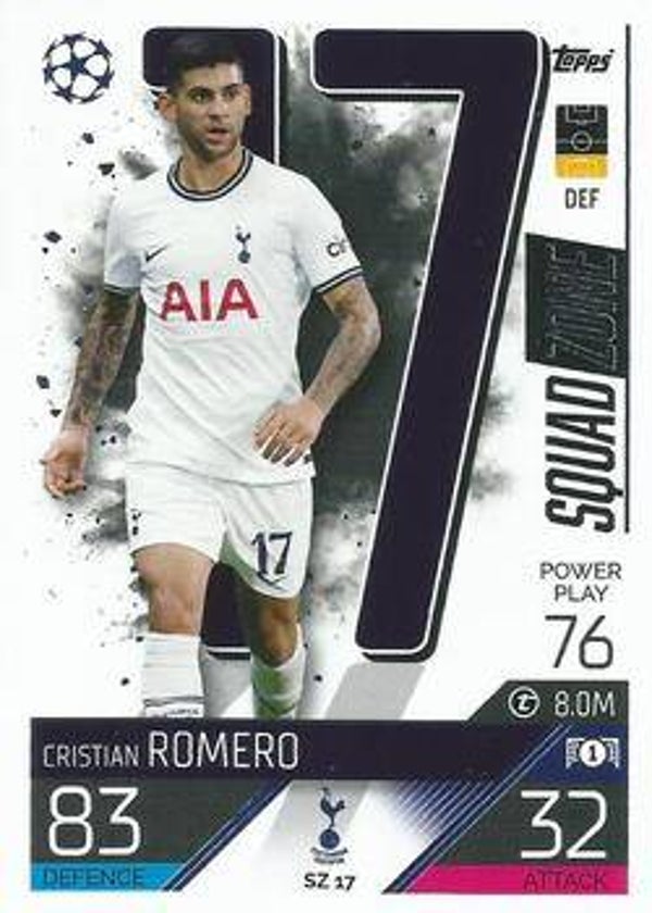 SZ 17 - Cristian Romero - Squad Zone - Macl22/23 extra
