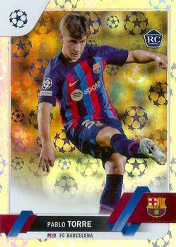 Pablo Torre - FC Barcelona - Topps UEFA Club Competitions 2022/23 Starball Foil #32