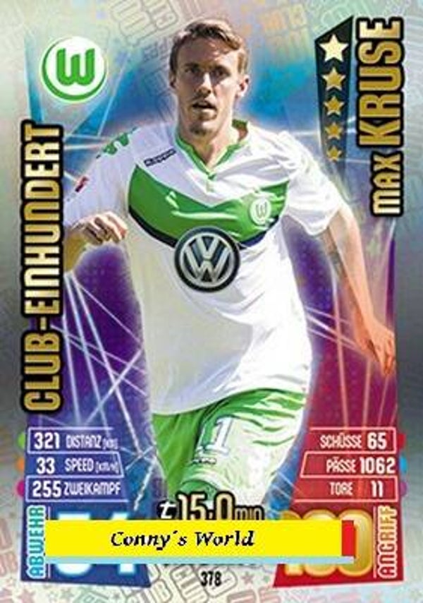 378 - Max KRUSE - Club-Einhundert - Saison 15/16