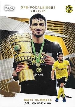Mats Hummels – BVB Cup History – 2021-22 Topps Borussia Dortmund Official Team Set #CUP-2