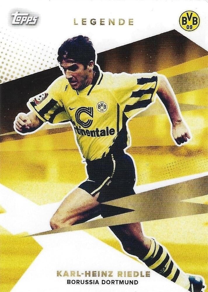 Karl-Heinz Riedle – Legends (Base) – 2021-22 Topps Borussia Dortmund Official Team Set #LC-KR