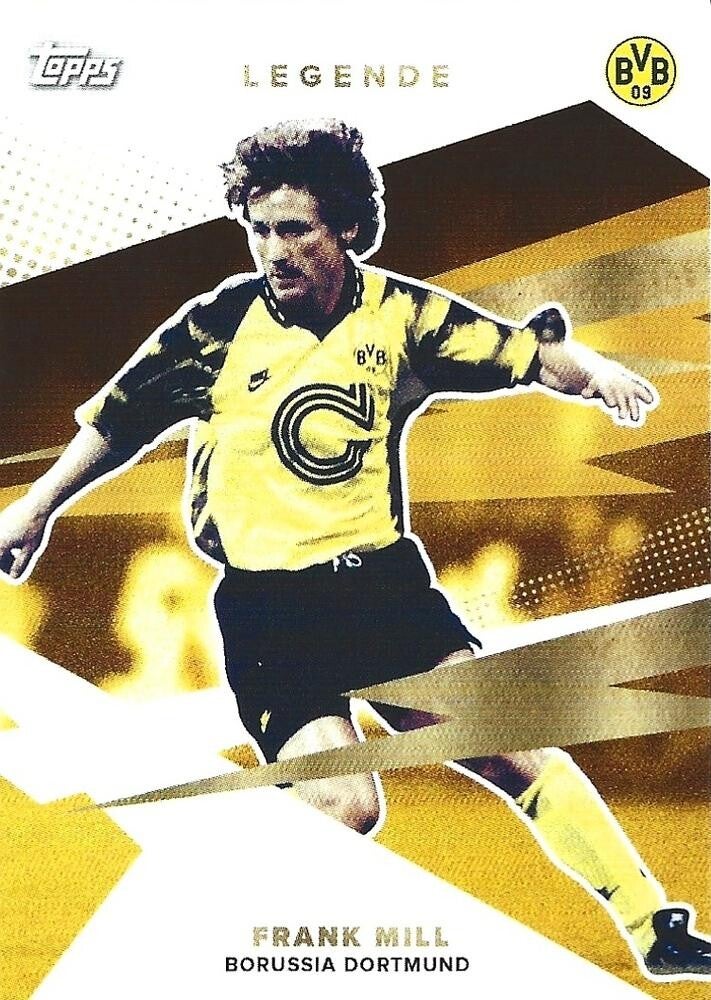 Frank Mill – Legends (Base) – 2021-22 Topps Borussia Dortmund Official Team Set #LC-FM