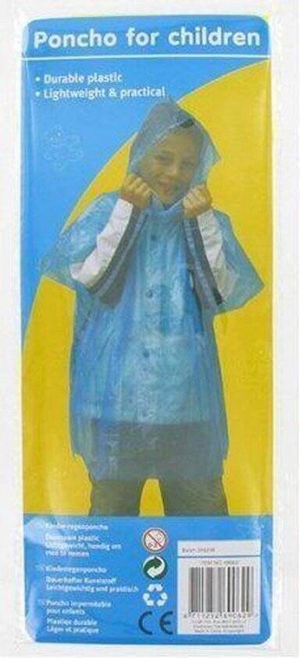 Regenponcho Kind gelb