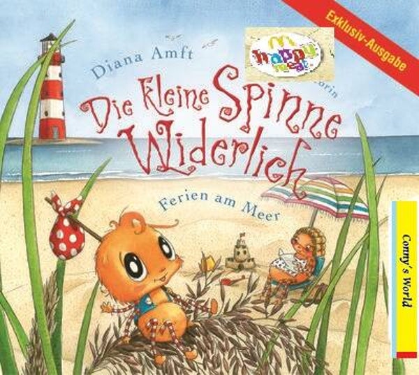 Mc Donalds Happy Meal Buch DIE KLEINE SPINNE WIDERLICH - FERIEN AM MEER